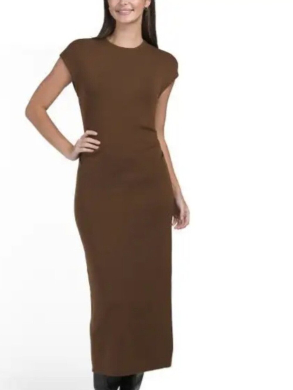 Equipment Femme Cap-Sleeve Maxi Dress